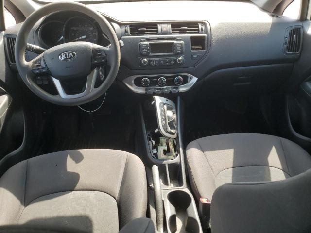 KNADM5A32D6274280 - 2013 KIA RIO LX SILVER photo 8