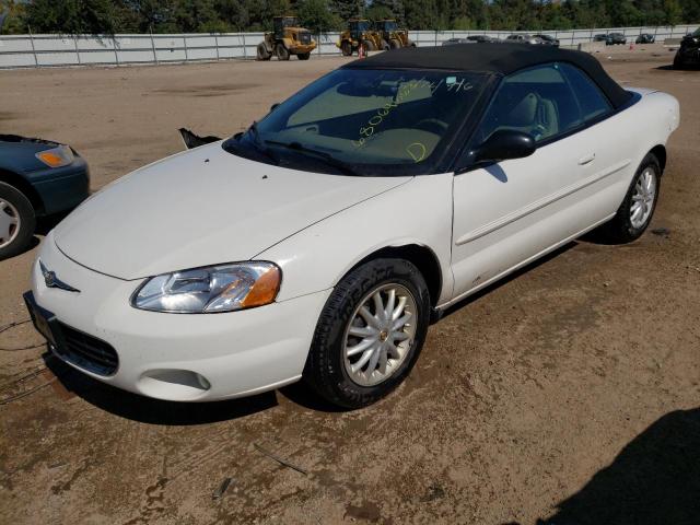 1C3EL55T53N594772 - 2003 CHRYSLER SEBRING LXI WHITE photo 1