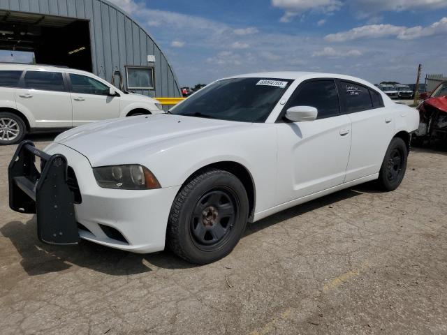 2C3CDXAT3EH172646 - 2014 DODGE CHARGER POLICE WHITE photo 1