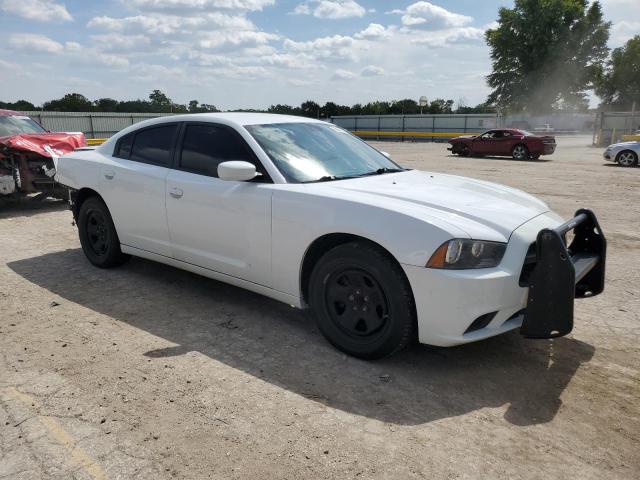 2C3CDXAT3EH172646 - 2014 DODGE CHARGER POLICE WHITE photo 4