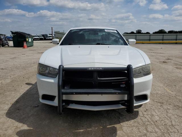 2C3CDXAT3EH172646 - 2014 DODGE CHARGER POLICE WHITE photo 5