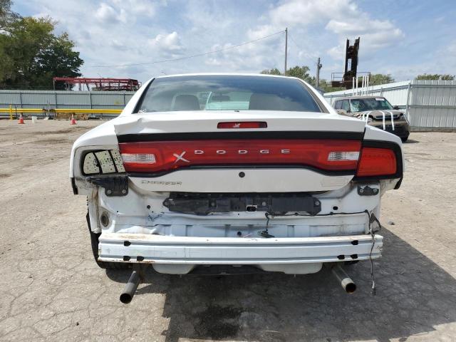 2C3CDXAT3EH172646 - 2014 DODGE CHARGER POLICE WHITE photo 6