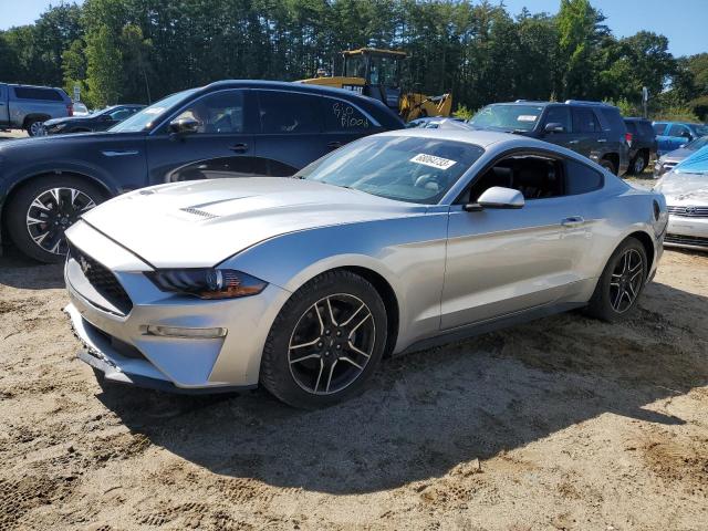 1FA6P8TH5J5143820 - 2018 FORD MUSTANG SILVER photo 1