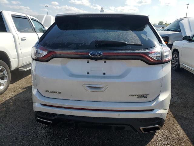 2FMPK4APXHBC42893 - 2017 FORD EDGE SPORT WHITE photo 6