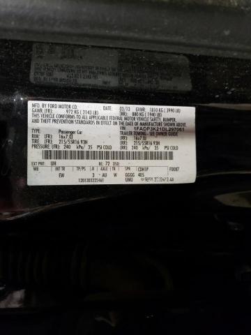 1FADP3K21DL297061 - 2013 FORD FOCUS SE CHARCOAL photo 12