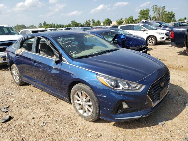 5NPE24AF7JH697147 - 2018 HYUNDAI SONATA SE BLUE photo 1