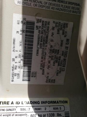 5LMFU28506LJ19063 - 2006 LINCOLN NAVIGATOR WHITE photo 14