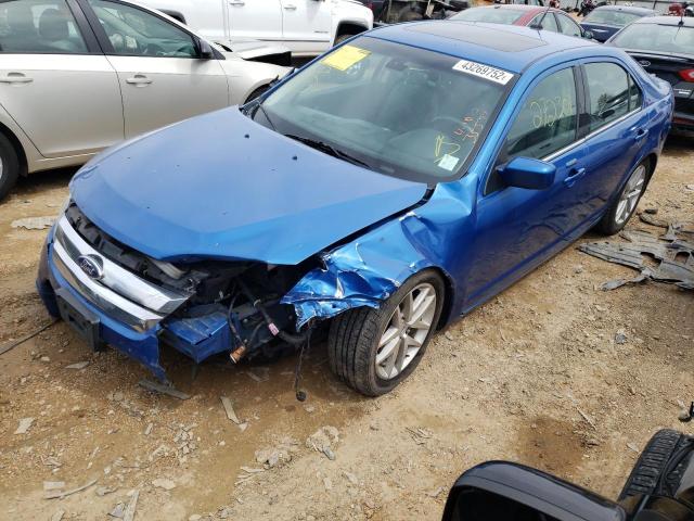 3FAHP0JA3BR156872 - 2011 FORD FUSION SEL BLUE photo 2