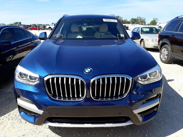 5UXTY3C00L9C45868 - 2020 BMW X3 SDRIVE30I Blau Foto 5
