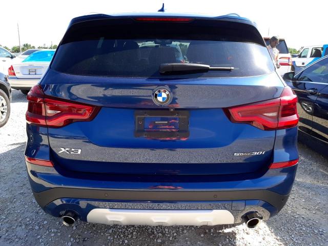 5UXTY3C00L9C45868 - 2020 BMW X3 SDRIVE30I Blau Foto 6