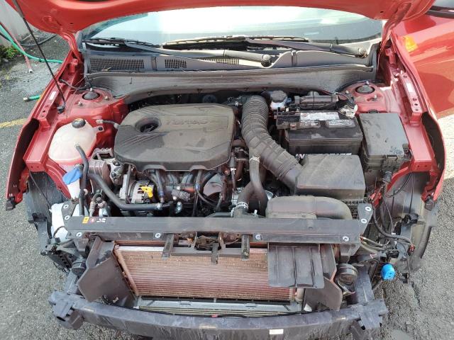 3KPF44AC2ME417339 - 2021 KIA FORTE GT BURGUNDY photo 11