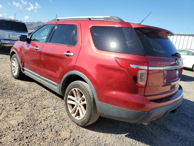 1FM5K7D81DGB46523 - 2013 FORD EXPLORER XLT RED photo 2