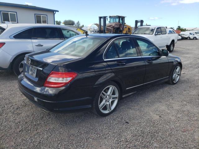 WDDGF54X78R012810 - 2008 MERCEDES-BENZ C 300 BLACK photo 3