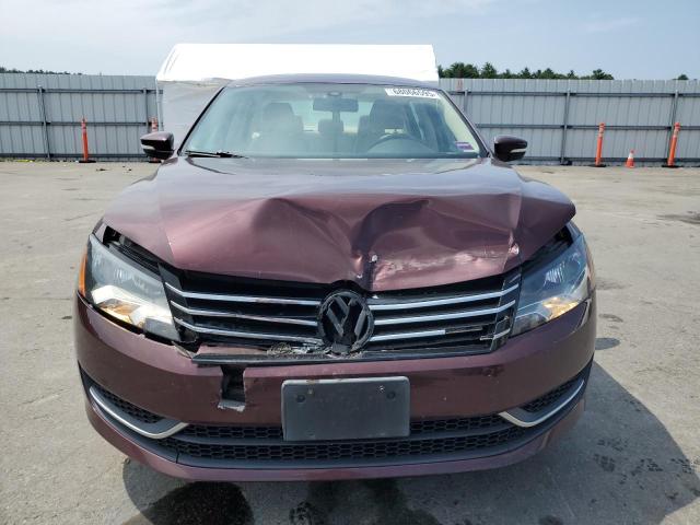 1VWBP7A31DC120977 - 2013 VOLKSWAGEN PASSAT SE 栗色 照片 5