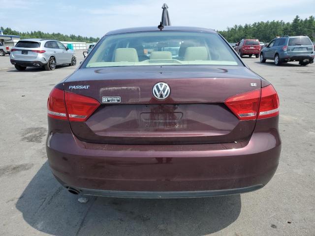 1VWBP7A31DC120977 - 2013 VOLKSWAGEN PASSAT SE 栗色 照片 6