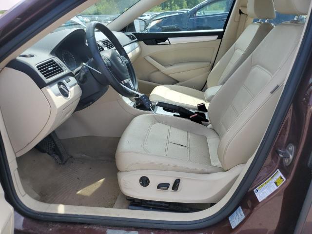 1VWBP7A31DC120977 - 2013 VOLKSWAGEN PASSAT SE 栗色 照片 7