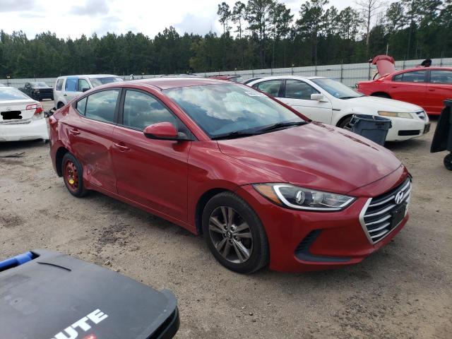 KMHD84LF3HU208830 - 2017 HYUNDAI ELANTRA SE RED photo 4