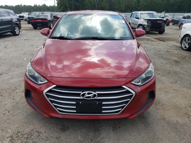 KMHD84LF3HU208830 - 2017 HYUNDAI ELANTRA SE RED photo 5