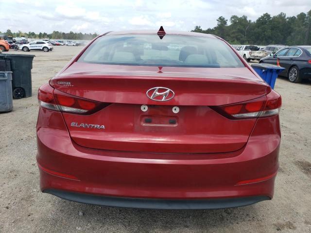 KMHD84LF3HU208830 - 2017 HYUNDAI ELANTRA SE RED photo 6