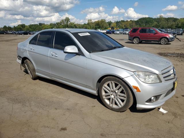 WDDGF54X39R077820 - 2009 MERCEDES-BENZ C 300 SILVER photo 4