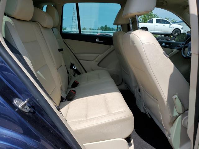 WVGHV7AX9DW555021 - 2013 VOLKSWAGEN TIGUAN S BLUE photo 11