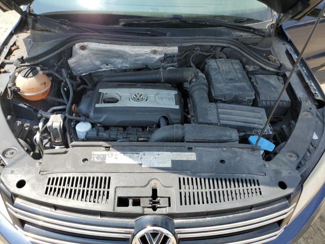 WVGHV7AX9DW555021 - 2013 VOLKSWAGEN TIGUAN S BLUE photo 12