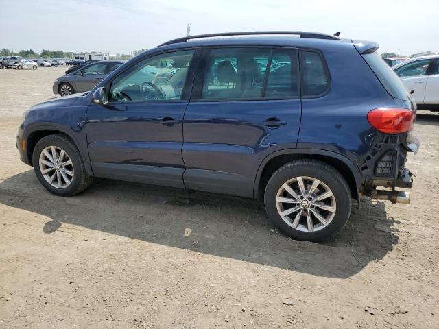 WVGHV7AX9DW555021 - 2013 VOLKSWAGEN TIGUAN S BLUE photo 2
