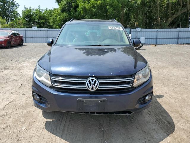 WVGHV7AX9DW555021 - 2013 VOLKSWAGEN TIGUAN S BLUE photo 5