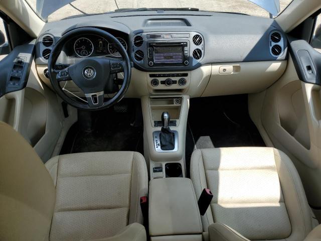 WVGHV7AX9DW555021 - 2013 VOLKSWAGEN TIGUAN S BLUE photo 8