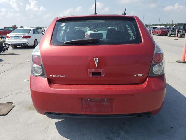 5Y2SP67029Z407839 - 2009 PONTIAC VIBE RED photo 6