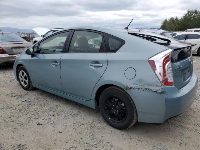 JTDKN3DU9F1959117 - 2015 TOYOTA PRIUS TEAL photo 2