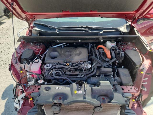 4T3MWRFV1PU095679 - 2023 TOYOTA RAV4 LE 勃艮第红 照片 12