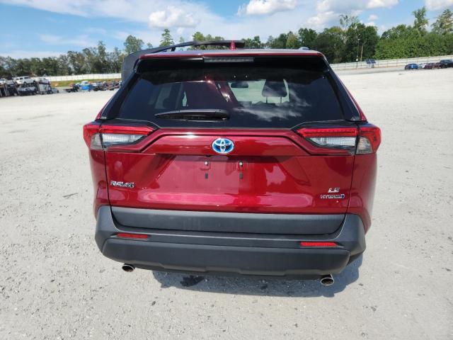 4T3MWRFV1PU095679 - 2023 TOYOTA RAV4 LE 勃艮第红 照片 6