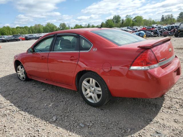 2G1WC57M491322237 - 2009 CHEVROLET IMPALA 2LT RED photo 2