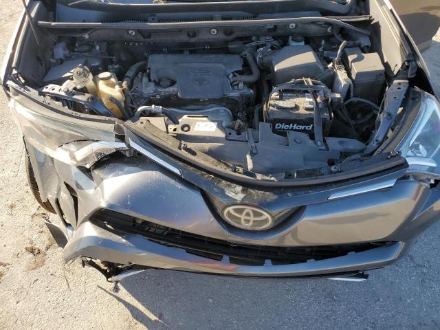 JTMWFREV9HJ103960 - 2017 TOYOTA RAV4 XLE GRAY photo 12