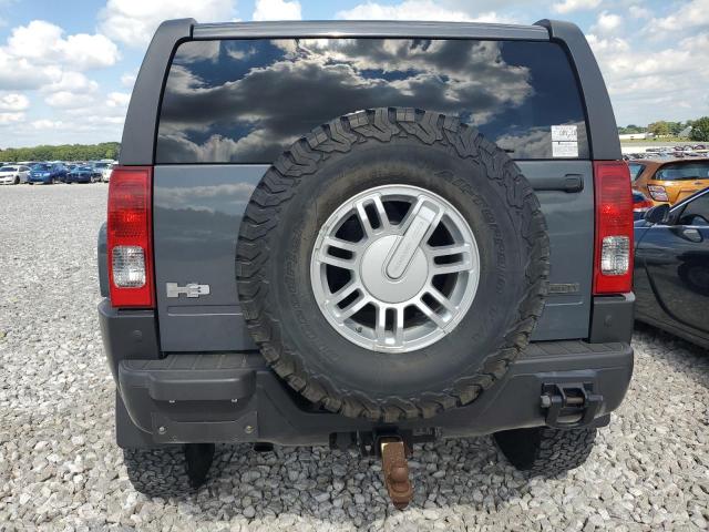 5GTEN13E498117138 - 2009 HUMMER H3 GRAY photo 6