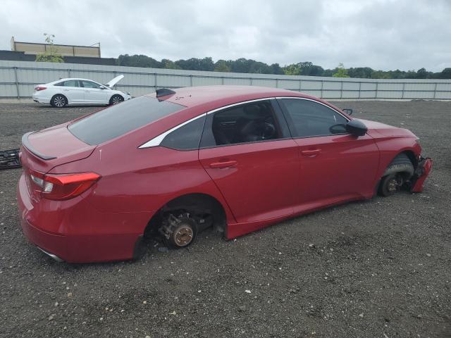 1HGCV1F34MA066655 - 2021 HONDA ACCORD SPORT RED photo 3