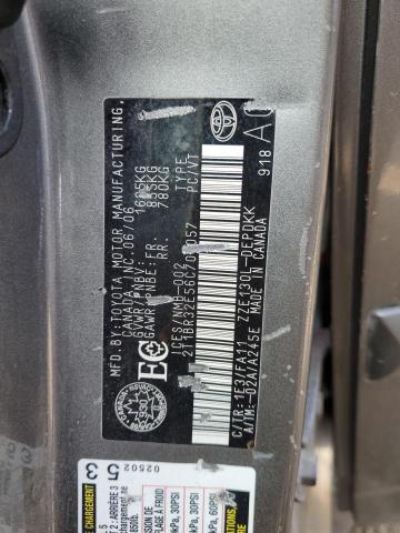 2T1BR32E56C701057 - 2006 TOYOTA COROLLA CE 灰色 照片 13