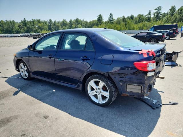 2T1BU4EE9DC070164 - 2013 TOYOTA COROLLA BASE BLUE photo 2