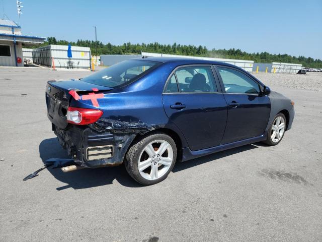 2T1BU4EE9DC070164 - 2013 TOYOTA COROLLA BASE BLUE photo 3