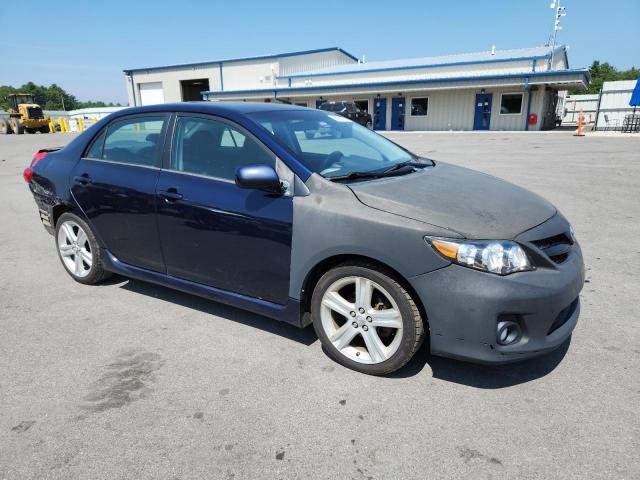 2T1BU4EE9DC070164 - 2013 TOYOTA COROLLA BASE BLUE photo 4