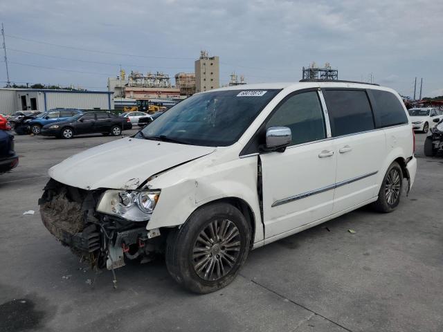 2C4RC1CG2DR535274 - 2013 CHRYSLER TOWN & COU TOURING L WHITE photo 1