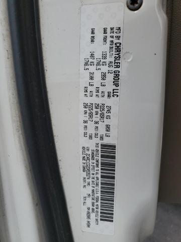 2C4RC1CG2DR535274 - 2013 CHRYSLER TOWN & COU TOURING L WHITE photo 13