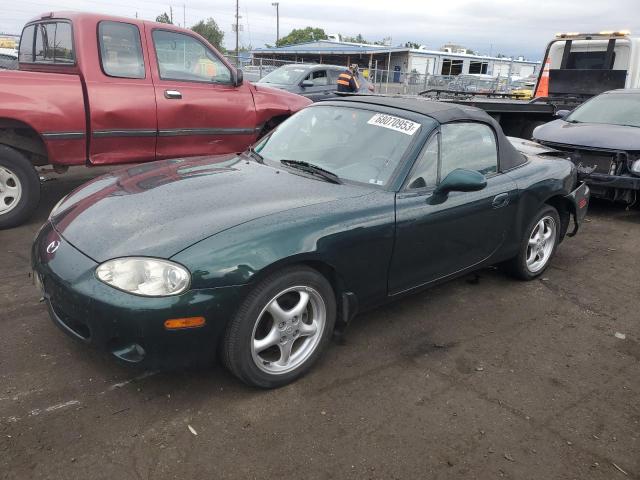 JM1NB353610202783 - 2001 MAZDA MX-5 MIATA BASE GREEN photo 1