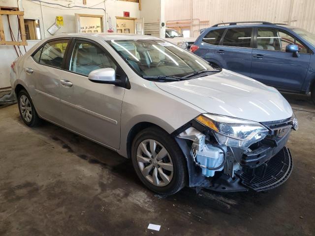 2T1BURHE2GC705786 - 2016 TOYOTA COROLLA L SILVER photo 4