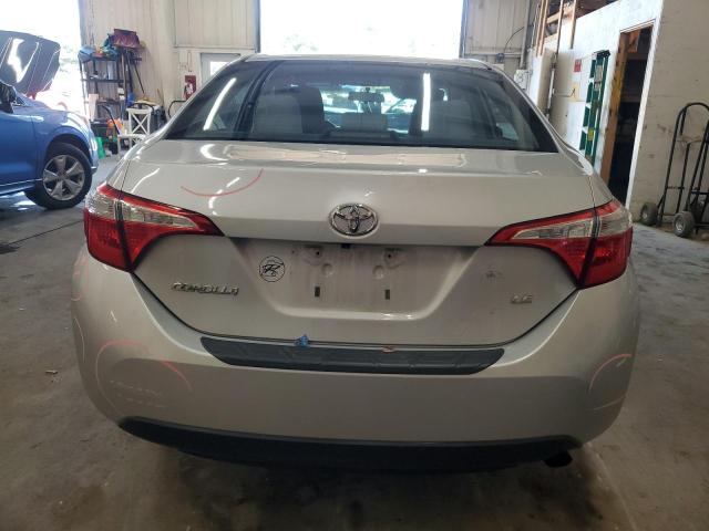 2T1BURHE2GC705786 - 2016 TOYOTA COROLLA L SILVER photo 6