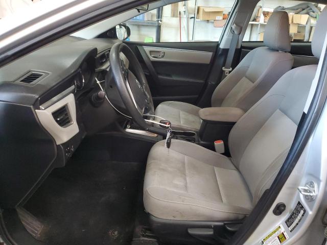 2T1BURHE2GC705786 - 2016 TOYOTA COROLLA L SILVER photo 7