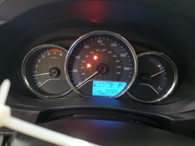 2T1BURHE2GC705786 - 2016 TOYOTA COROLLA L SILVER photo 9