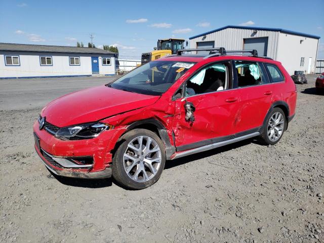 3VWH17AU5JM751343 - 2018 VOLKSWAGEN GOLF ALLTR S RED photo 1