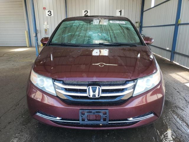 5FNRL5H61GB108319 - 2016 HONDA ODYSSEY EXL MAROON photo 5